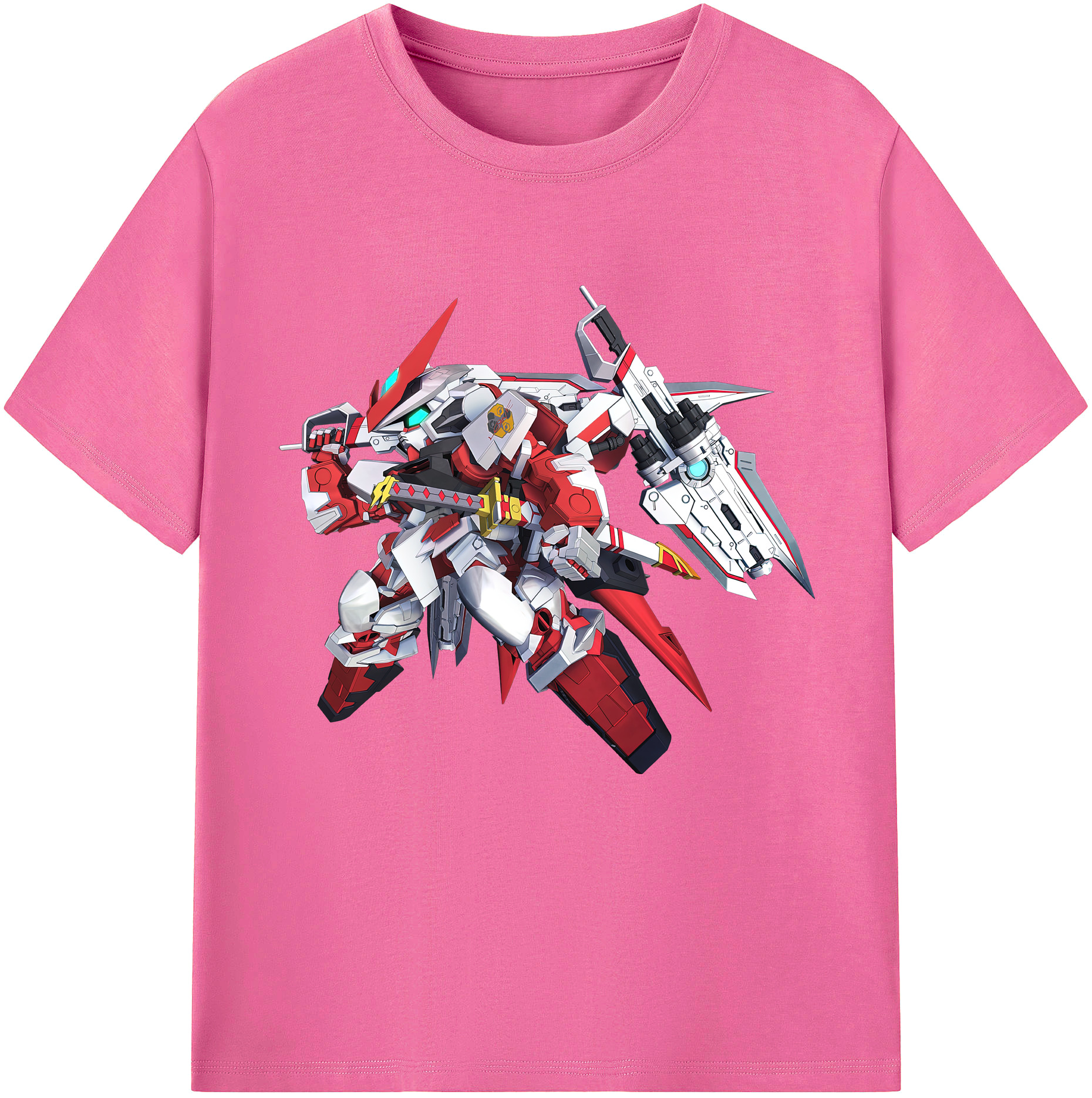 （画像用） 機動戦士ガンダム Mobile Suit Gundam レディースカジュアルプリントTシャツ（綿100％）